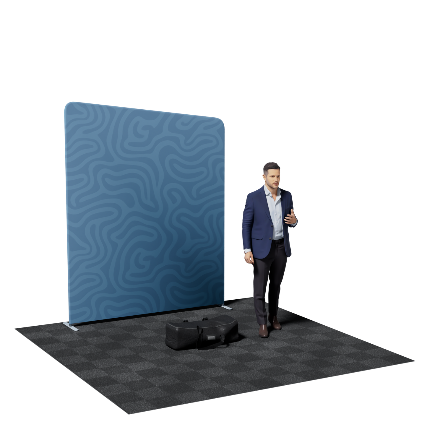 6.5' Tension Fabric Backdrop Replacement Graphic - Printed Fabric for Portable Display