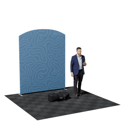 6.5' Tension Fabric Backdrop Replacement Graphic - Exhibition Display Custom Print