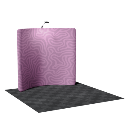 8' Curved Tension Fabric Backdrop