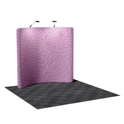 8' Curved Tension Fabric Backdrop
