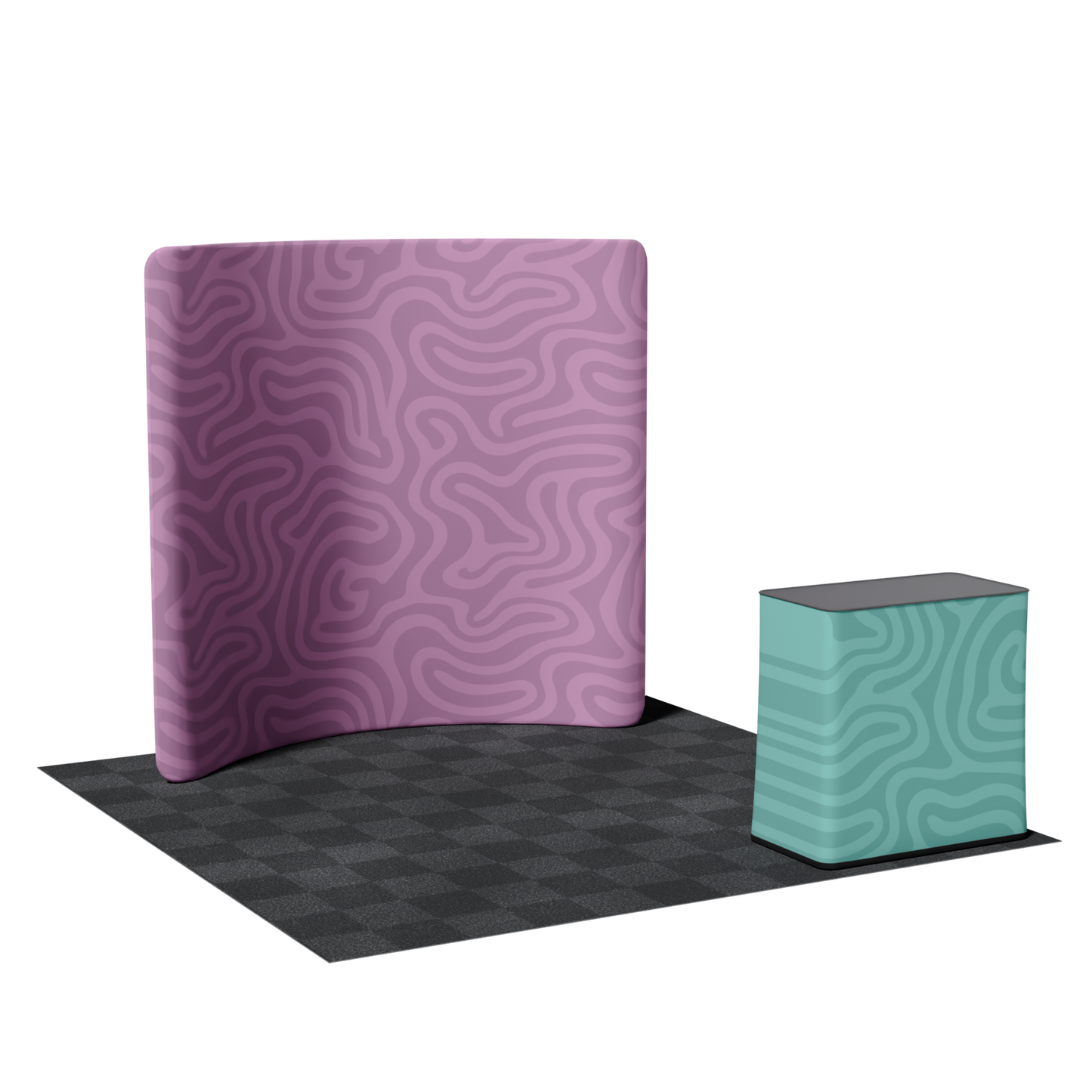 8' Curved Tension Fabric Backdrop