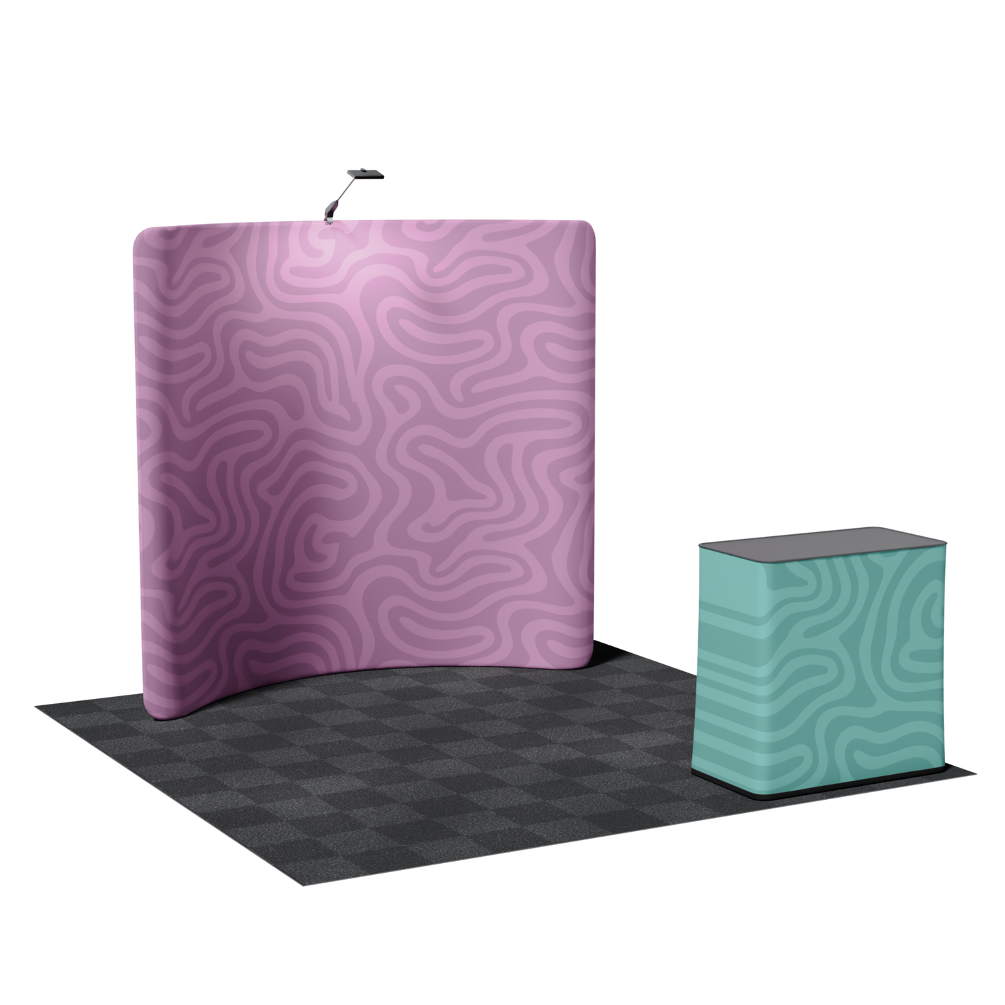 8' Curved Tension Fabric Backdrop