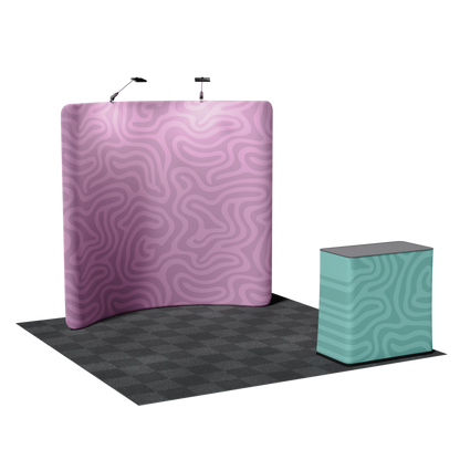 8' Curved Tension Fabric Backdrop