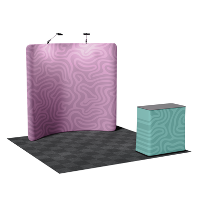 8' Curved Tension Fabric Backdrop