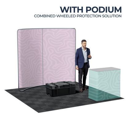 8' Curved Tension Fabric Backdrop