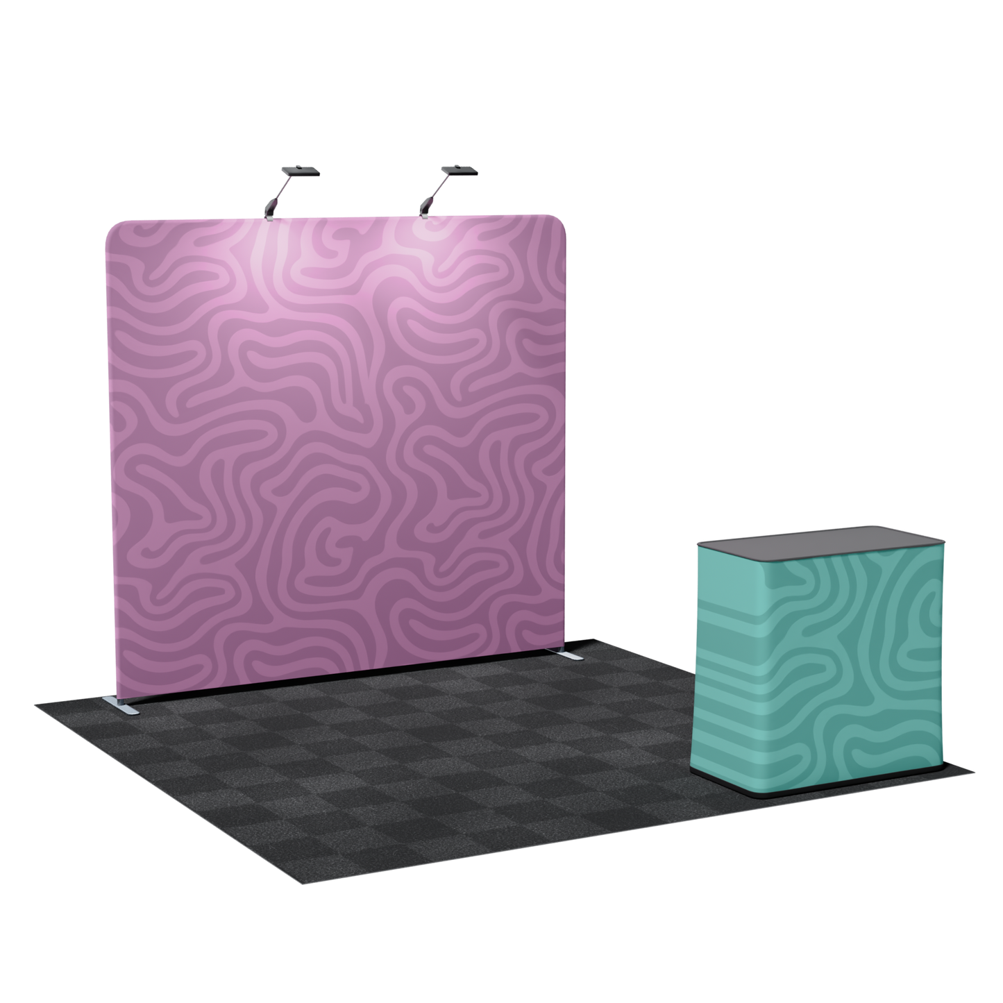 8' Straight Tension Fabric Backdrop