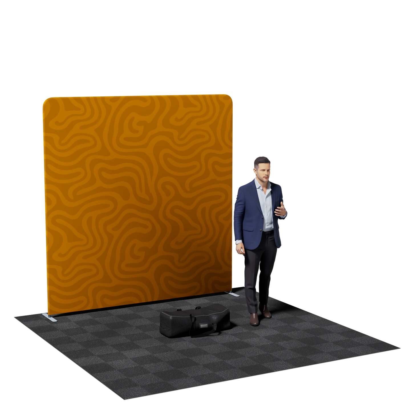 8' Tension Fabric Backdrop Replacement Graphic - Portable Display Fabric Panel