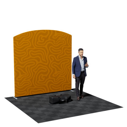 8' Tension Fabric Backdrop Replacement Graphic - Exhibition Display Custom Print