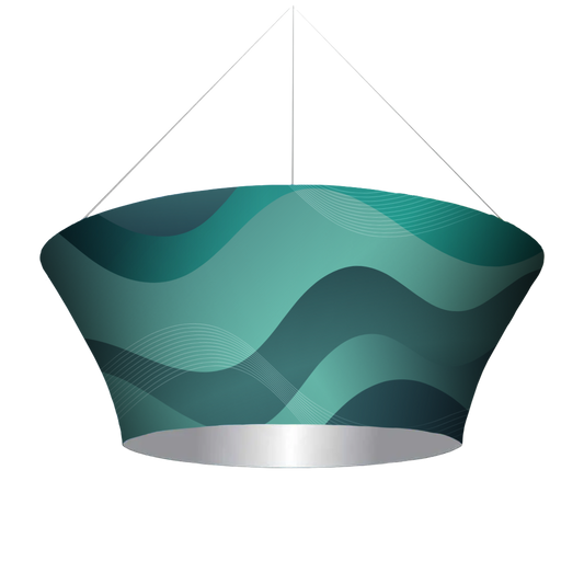 Tapered Circle Hanging Banner