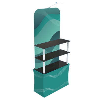 Backwall Product Rack + Monitor Mount