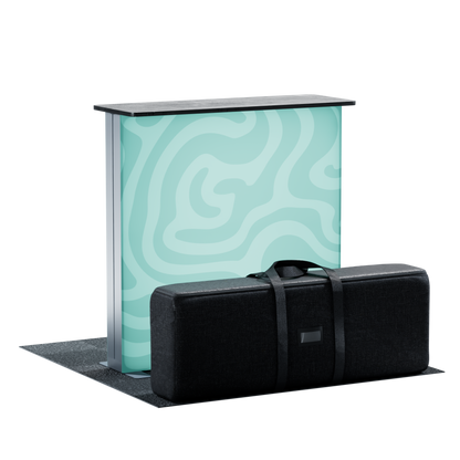 Backlit SEG Counter - side angle view